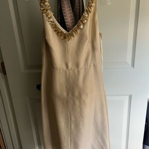 Banana Republic silk beaded dress